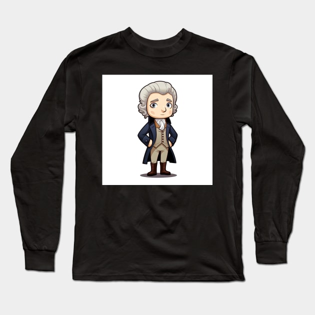 James Monroe Long Sleeve T-Shirt by ComicsFactory